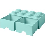 Room Copenhagen LEGO Brick Drawer 8 Blauw opbergdoos blauw