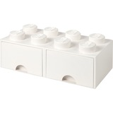 Room Copenhagen LEGO Brick Drawer 8 Wit, opbergdoos Wit