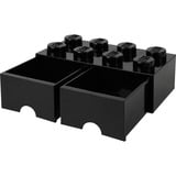 Room Copenhagen LEGO Brick Drawer 8 Zwart opbergdoos Zwart