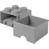 Room Copenhagen LEGO Storage Brick Drawer 4 Grijs opbergdoos Donkergrijs