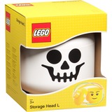 Room Copenhagen LEGO Storage Head Skelet, groot opbergdoos Wit/zwart