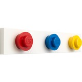 Room Copenhagen LEGO Wall Hanger Rack wandmontage  Wit, Rood, Blauw, Geel