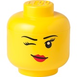 Room Copenhagen Lego Storage Head L - Winky opbergdoos Geel