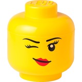 Room Copenhagen Lego Storage Head S - Winky opbergdoos Geel