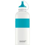 SIGG Pure White Aqua drinkfles Wit/blauw, 0.6 L