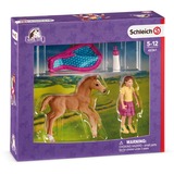 Schleich Horse Club - Veulen met deken speelfiguur 42361