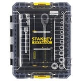 Stanley FATMAX TSTAK Dopsleutelset 1/4" FMMT98101-0 Zwart/geel, 48 delig