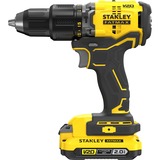 Stanley FATMAX V20 18V Brushless schroefklopboormachine Geel/zwart, Koffer, 2 accu's (2.0Ah) en oplader (2A) inbegrepen