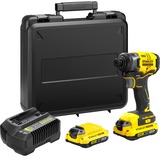Stanley FATMAX V20 18V Brushless slagschroevendraaier Geel/zwart, Koffer, oplader (2A) en 2 accu's (2.0Ah) inbegrepen