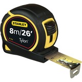 Stanley Rolbandmaat Tylon meetlint Zwart, 8 meter/ 26 feet (ft), breedte 25mm