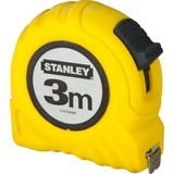 Stanley Rolbandmaat meetlint Geel/zwart, 3 meter, breedte 12,7mm