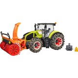 bruder Claas Axion 950 met sneeuwkettingen en sneeuwblazer Modelvoertuig 03017