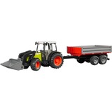 bruder Claas Nectis 267 F met voorlader en kiepwagen met uitklapbare zijschotten Modelvoertuig 02112