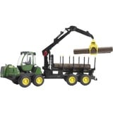 bruder John Deere 1210E Forwarder met vier boomstammen en grijper Modelvoertuig 02133