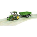 bruder John Deere 5115M met aanhanger Modelvoertuig 02108