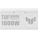 ASUS TUF Gaming 1000W Gold White Edition voeding  Zwart, 4x PCIe, Full kabelmanagement, 1x 12VHPWR