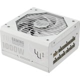 ASUS TUF Gaming Gold White Edition modulaire 1000 watt voeding  Wit, 1x 12V-2x6, 4x PCIe