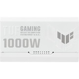 ASUS TUF Gaming Gold White Edition modulaire 1000 watt voeding  Wit, 1x 12V-2x6, 4x PCIe