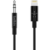 Belkin 3,5 mm-audiokabel met Lightning-connector Zwart, 90 cm