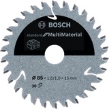 Bosch Standard for Multi Material cirkelzaagblad voor accuzagen 85x1,5/1x15 T30