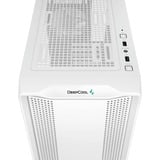 DeepCool CC560 V2 midi tower behuizing Wit | 2x USB-A | Tempered Glass