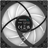 DeepCool FC120 RGB case fan Zwart, 4-pins PWM fan-connector