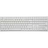 Ducky Zero 6108, gaming toetsenbord Wit, BE Lay-out, Cherry MX2A Speed Silver, RGB leds, ABS, Hot-swappable