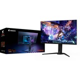 GIGABYTE AORUS FO32U2 31.5" 4K UHD gaming monitor Zwart, 2x HDMI, DisplayPort, 2x USB-A, USB-B, USB-C, 240 Hz