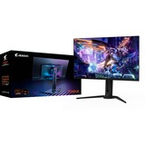 GIGABYTE AORUS FO32U2 31.5" 4K UHD gaming monitor Zwart, 2x HDMI, 1x DisplayPort, 2x USB-A, USB-B, USB-C, 240 Hz