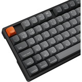 Keychron K8 Max-J3Z, toetsenbord Zwart, BE Lay-out, Keychron Super Brown, RGB leds, 80%, Double-shot ABS, Hot-swappable, Bluetooth, 2.4GHz