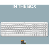Logitech Signature Slim K950 draadloos toetsenbord Wit, US-International lay-out (QWERTY)