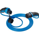 Mennekes Ladek. Mode 3 Typ2-Typ1 20A 1PH 7,5 kabel blauw/zwart, 7.5 m