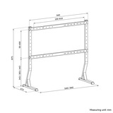 Neomounts DS45-430BL18 bevestiging Zwart