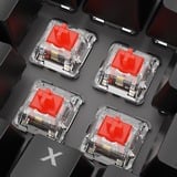 Sharkoon SKILLER SGK20 RGB mechanisch gaming toetsenbord Zwart, BE lay-out (AZERTY), Huano Red, 100%