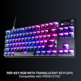 SteelSeries Apex Pro TKL Gen 3 (Steel) RGB mechanisch gaming toetsenbord Grijs, US lay-out (QWERTY), SteelSeries OmniPoint 3.0, 80% (TKL)