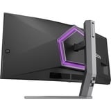AOC OLED Agon PRO AG346UCD 34" curved gaming monitor Donkergrijs/zwart, 2x HDMI, 1x DisplayPort, USB-A, USB-C, 175 Hz