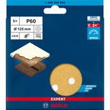 Bosch Expert C470 Schuurbladen, Ø 125mm, K60 schuurpapier 5 stuks