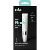 Braun Body Mini Trimmer BS1000 ontharingsapparaat Wit/chroom