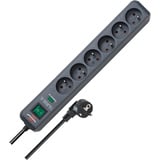 Brennenstuhl Eco-Line 6-voudige stekkerdoos Zwart, 6x stekker