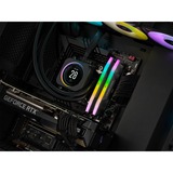 Corsair 32 GB DDR5-5200 Kit werkgeheugen Zwart, CMH32GX5M2B5200C40, Vengeance RGB, XMP