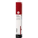 Cricut Smart Iron-On Sheet - Glitter Red bedrukkingsmateriaal Rood, 90 cm