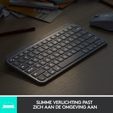 Logitech MX Keys Mini Minimalist Wireless Illuminated Keyboard, toetsenbord Grafiet, FR lay-out, Bluetooth