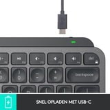 Logitech MX Keys Mini Minimalist Wireless Illuminated Keyboard, toetsenbord Grafiet, FR lay-out, Bluetooth