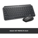 Logitech MX Keys Mini Minimalist Wireless Illuminated Keyboard, toetsenbord Grafiet, FR lay-out, Bluetooth