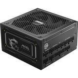 MSI MAG A1000GL PCIE5 II, 1000W voeding  Zwart, 2x PCIe, 1x 12V-2x6, kabelmanagement