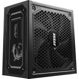 MSI MAG A1000GL PCIE5 II, 1000W voeding  Zwart, 2x PCIe, 1x 12V-2x6, kabelmanagement