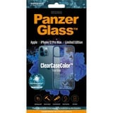 PanzerGlass ClearCaseColor iPhone 12 Pro Max telefoonhoesje Transparant/azuurblauw