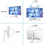 Philips Evnia 27M2N5201P 27" gaming monitor Wit, 2x HDMI, 1x DisplayPort, 260 Hz (OC)
