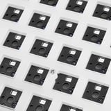 Sharkoon SKILLER SGK50 S3, gaming toetsenbord Wit, US lay-out, Gateron Yellow, RGB leds, Hot-swappable, 75%