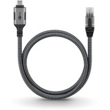 goobay Netwerkadapter USB-C 3.2 Gen1 naar RJ-45 Zwart/zilver, 1 meter